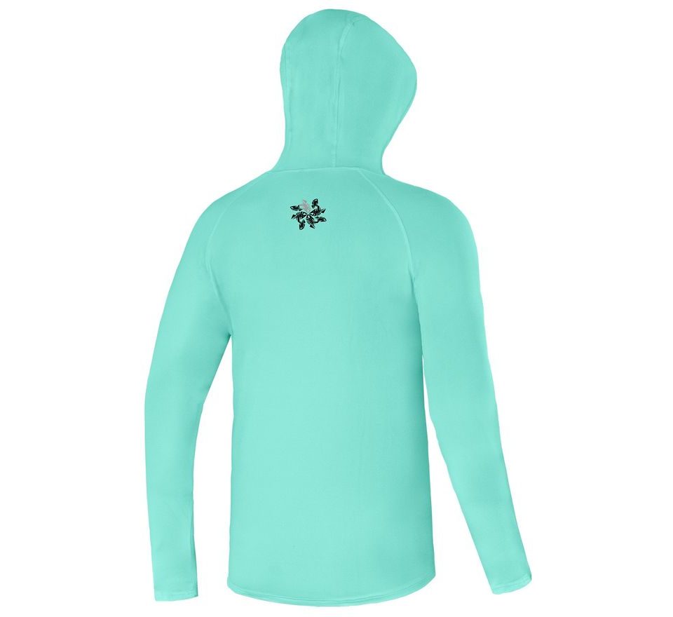 Giants fishing Funkčné tričko s dlhým rukávom UV50+ Hoodie Blue