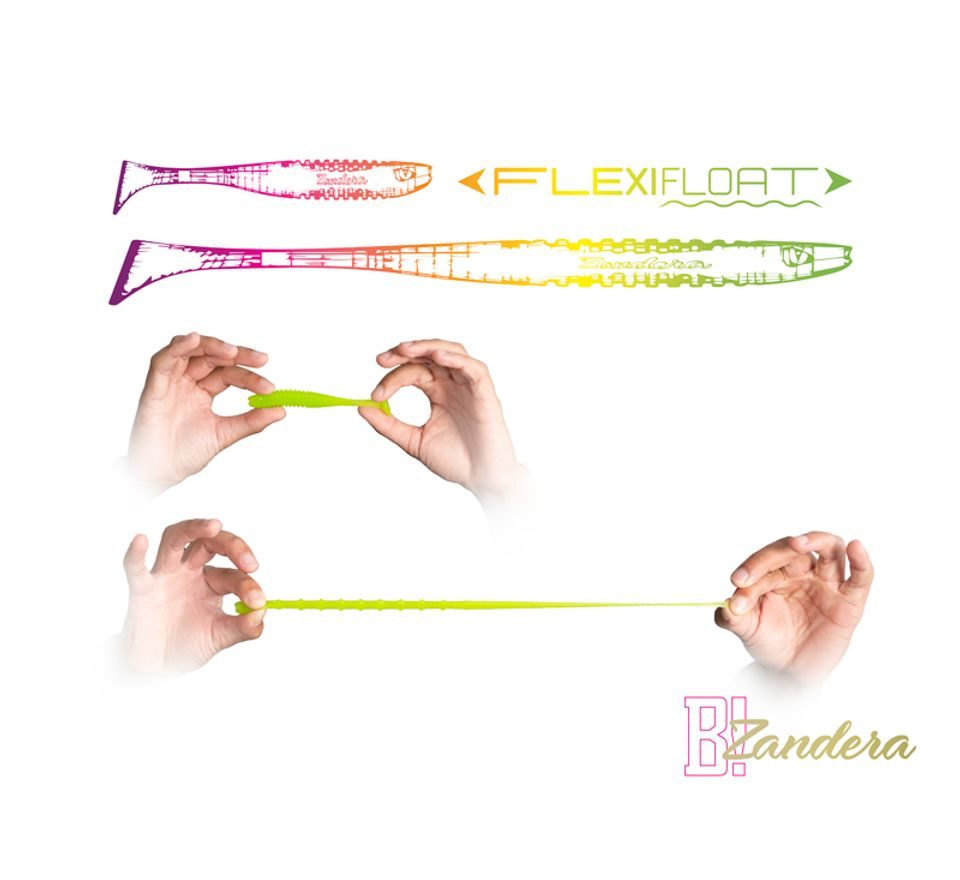 Delphin Umělá nástraha Zandera FlexiFloat UVs 12cm 5ks