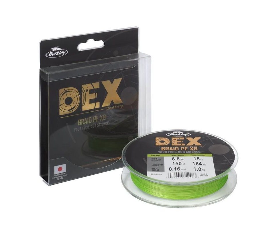 Berkley Šňůra DEX Braid x8 Chartreuse 150m