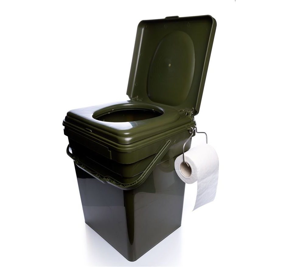 RidgeMonkey Kompaktní přenosná toaleta CoZee Toilet Seat Full Kit