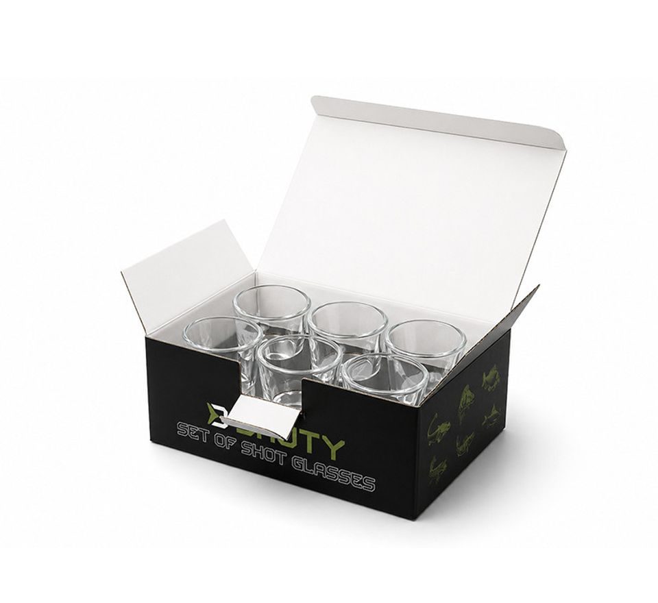 Delphin Set sklenených pohárov Shoty 6v1
