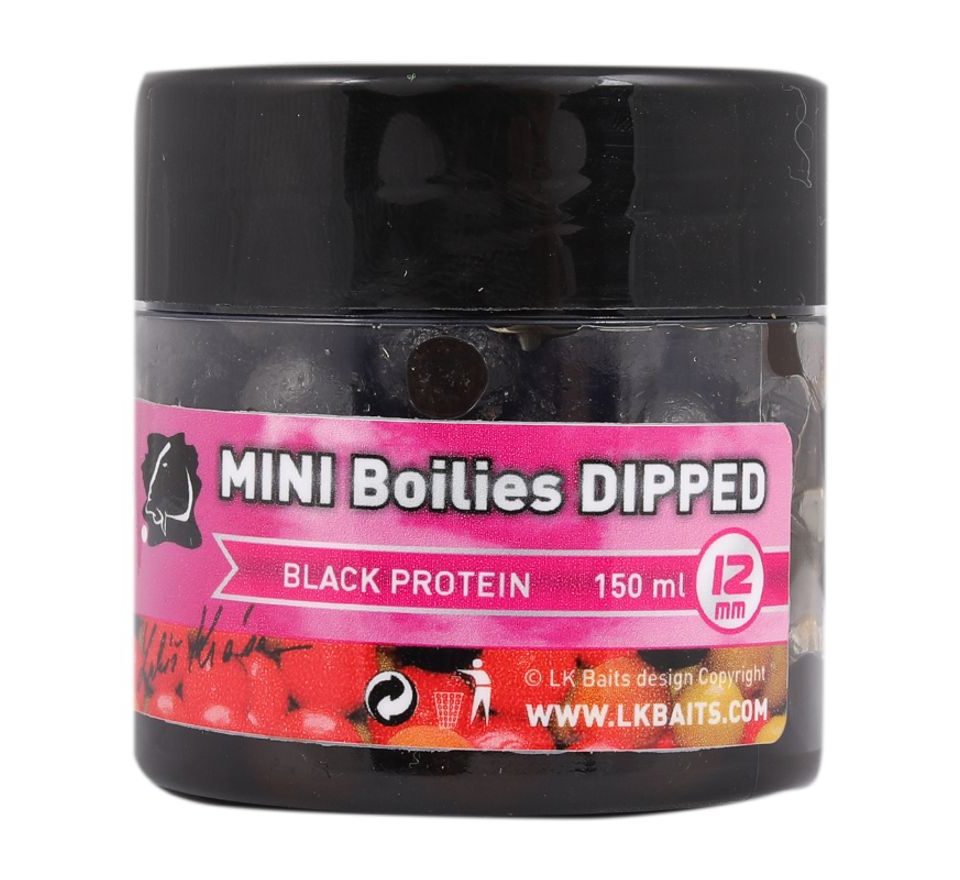 LK Baits MINI Boilies v dipu 12mm 150ml