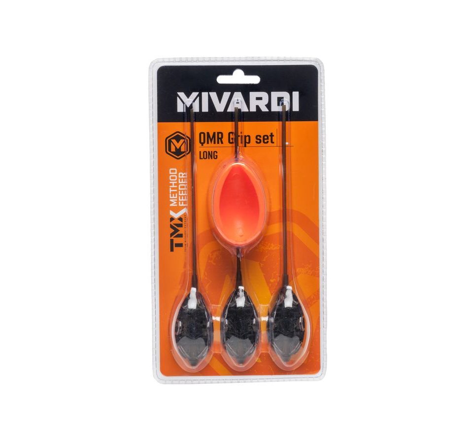 Mivardi Krmítka Method Feeder set QMR Grip L long (30g + 40g + 50g + mould)