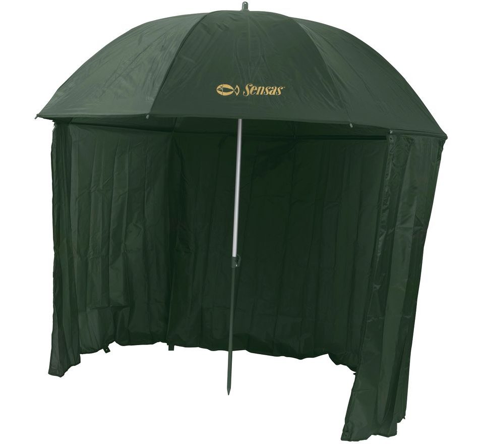 Sensas Dáždnik s bočnicou Liez 2,2m zelený