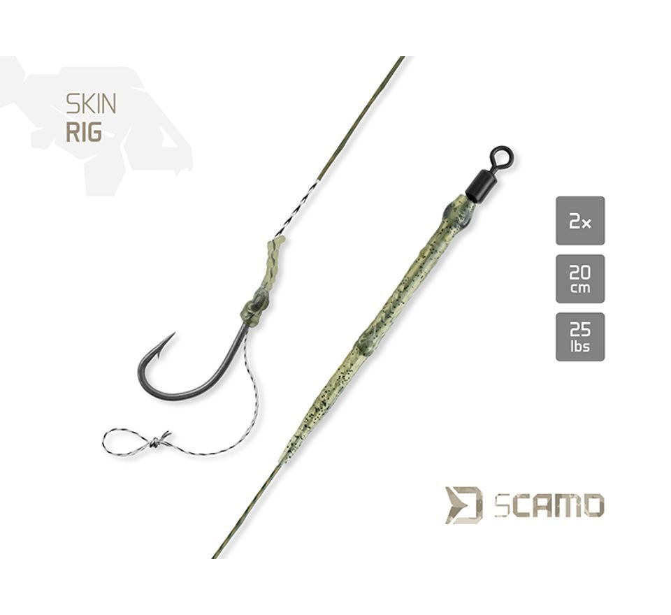 Delphin Návazec sCamo Skin rig 2ks