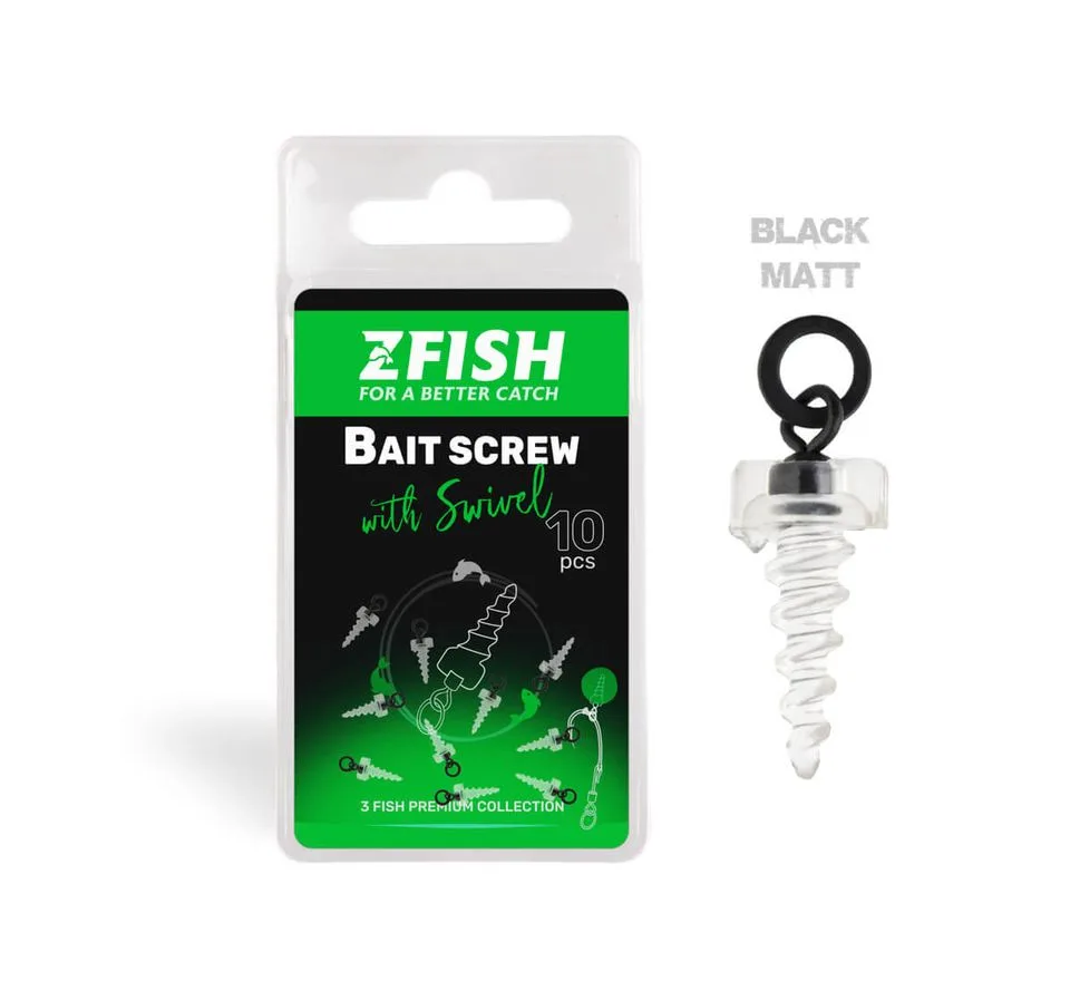 Zfish Vrtáček s obratlíkem a kroužkem 10ks