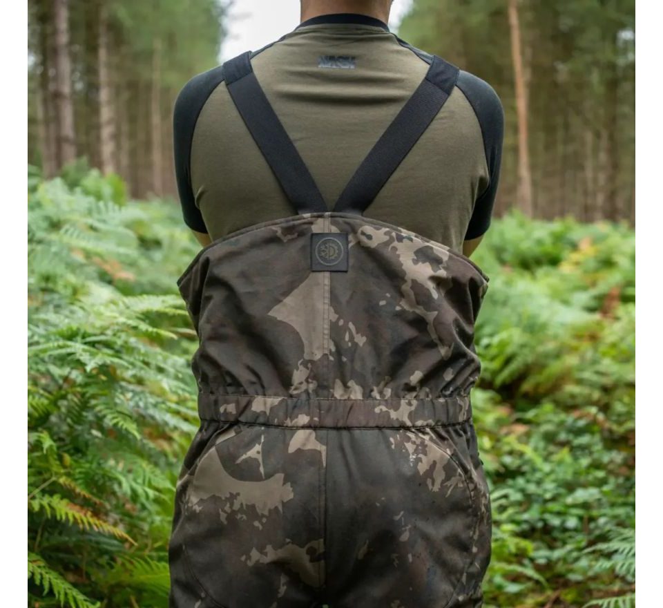 Nash Kalhoty ZT Helluva Waterproof Bib and Brace Camo
