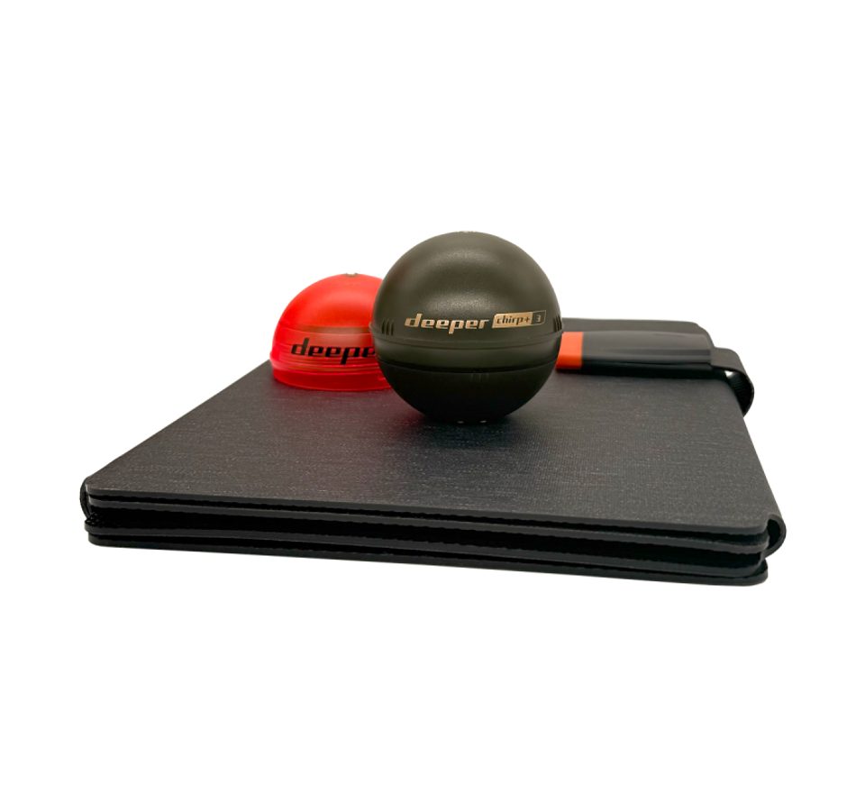 Deeper Nahazovací sonar Fishfinder CHIRP+ 3 Power Bundle se solární nabíječkou