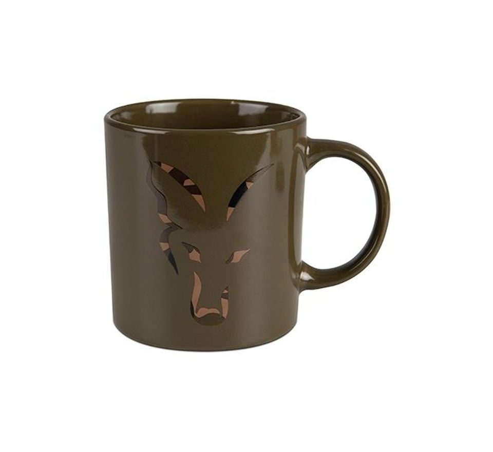 Fox Hrnček Green And Camo Head Ceramic Mug