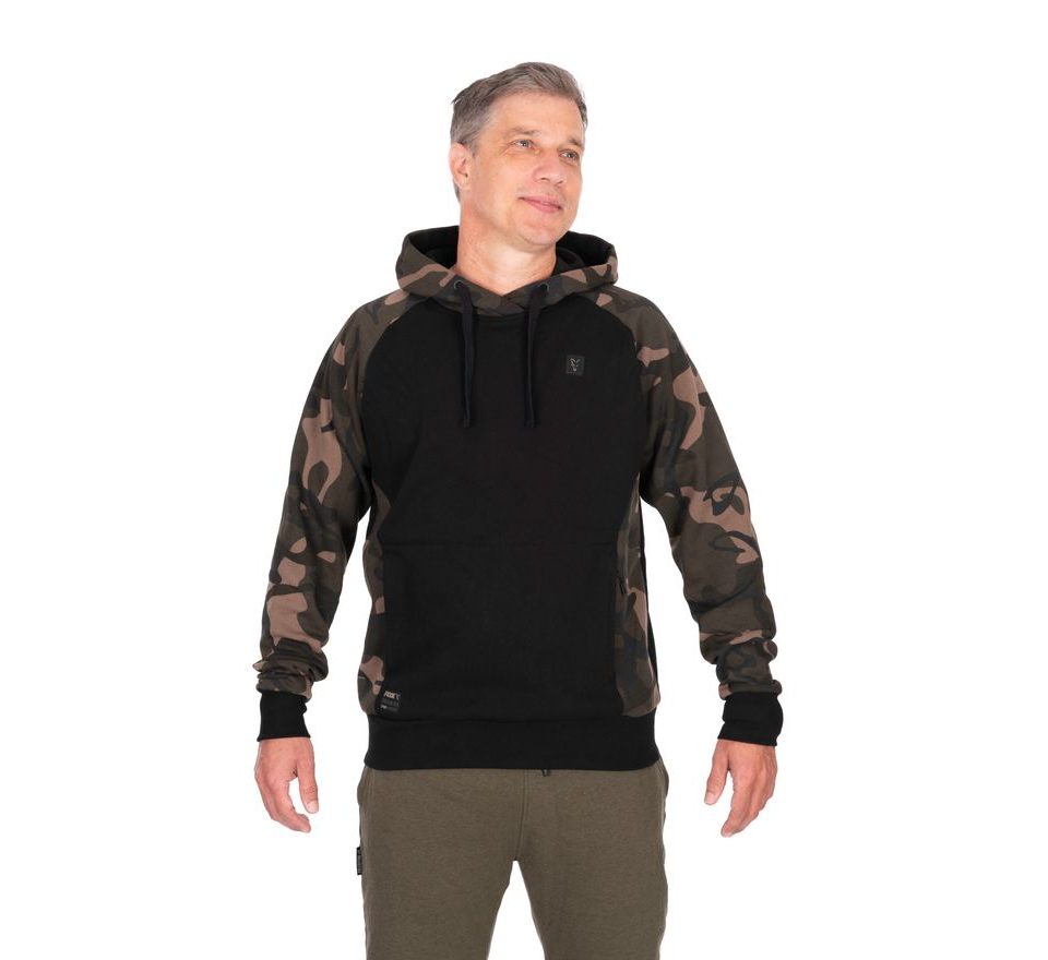 Fox Mikina Black/Camo Pullover Premium 310 Hoodie