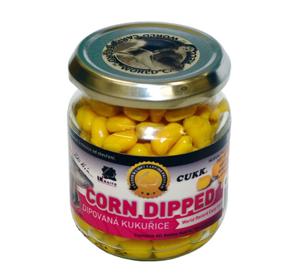 LK Baits Dipovaná kukuřice 220ml
