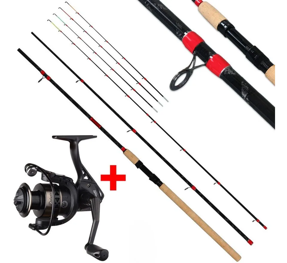 Giants fishing Prut Fluent MK2 Feeder 3,3m 90g + Naviják Deluxe FD 4000