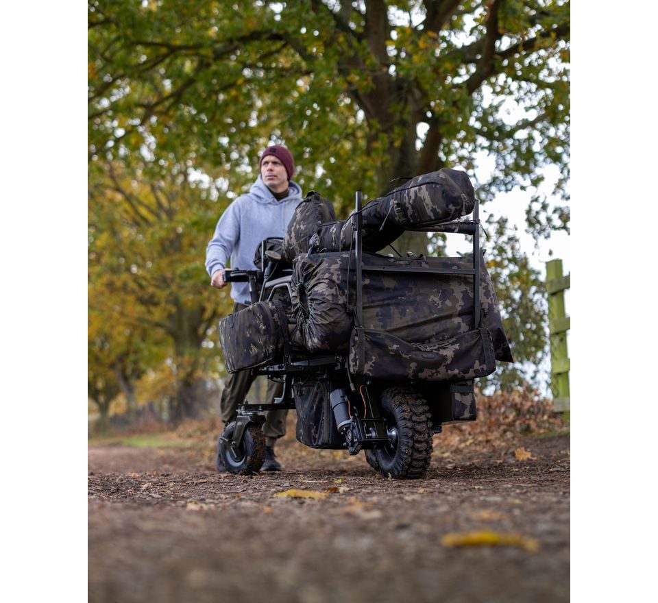 Carp Porter Vozík Glider Power Porter Dark Kamo + Battery + Charger