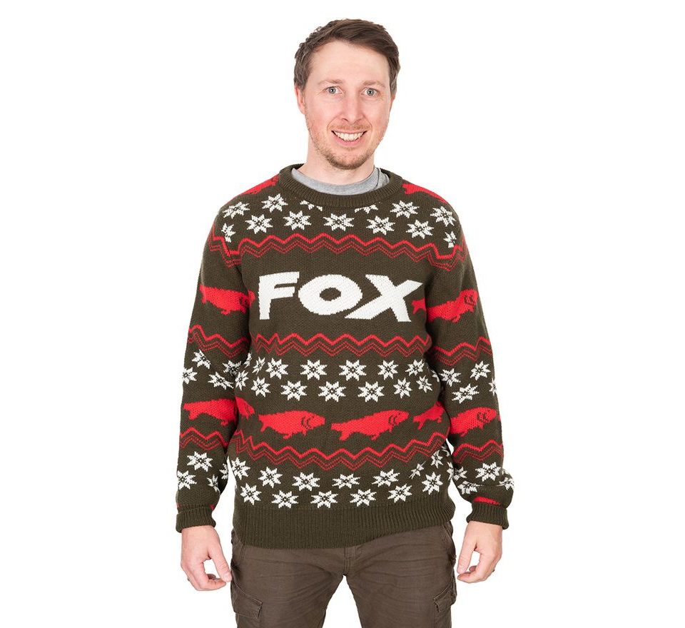 Fox Sveter Xmas Jumper