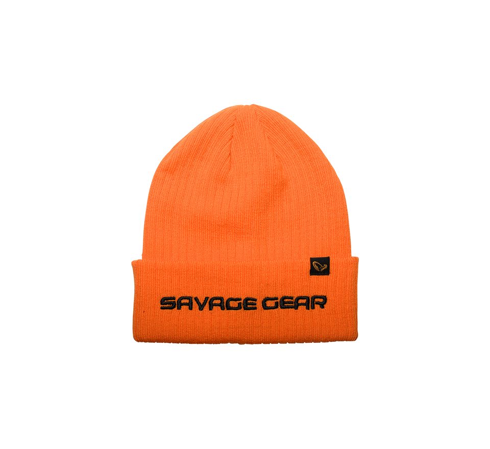 Savage Gear Zimní čepice Fold-up Beanie One Size Sun Orange