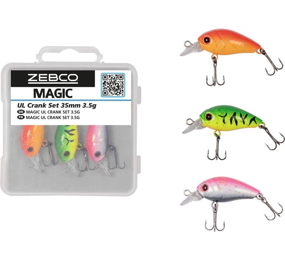 Zebco Set Woblerů Magic UL Crank Set 35mm 3,5g