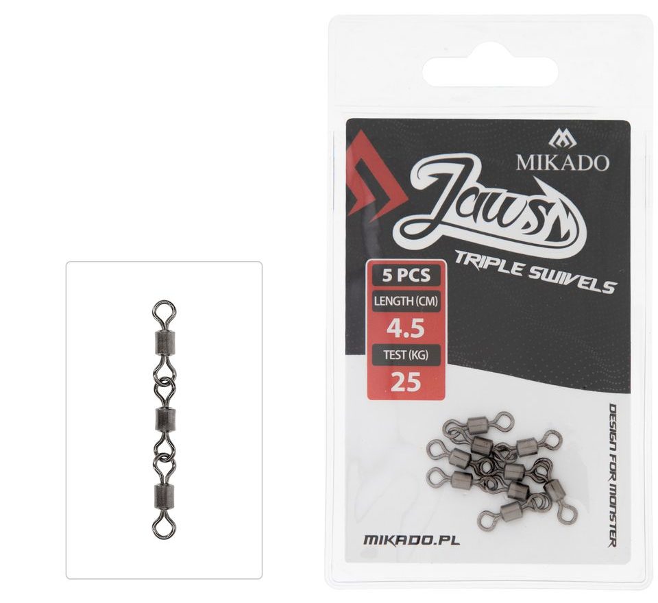 Mikado Řetízkový obratlík Jaws Swivels 25kg 5ks