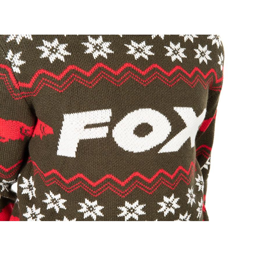 Fox Sveter Xmas Jumper
