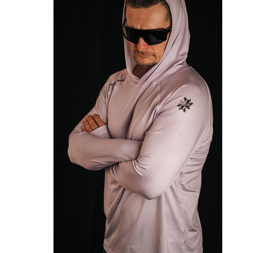 Giants fishing Dámske funkčné tričko s dlhým rukávom UV50+ Hoodie Purple