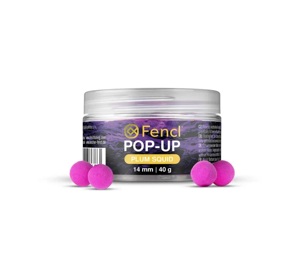 Fencl Boilies Pop Up Plum Squid