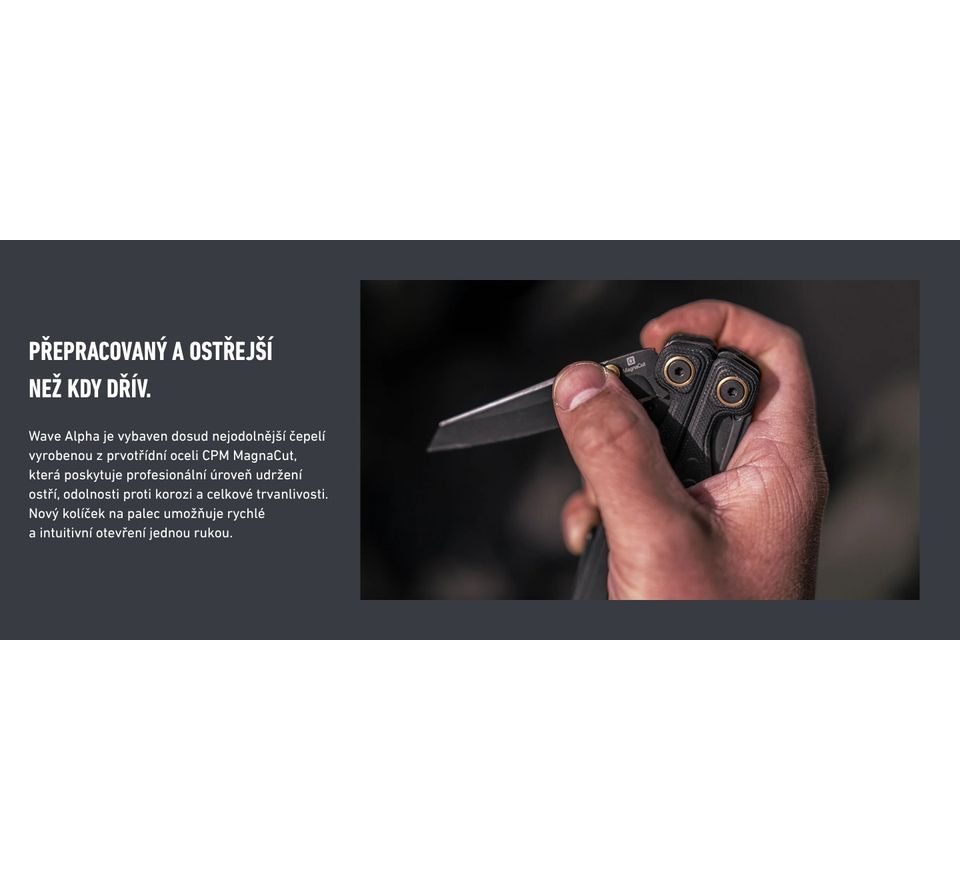 Leatherman Multitool Wave Alpha Bundle - Obsidian + Bitkit black