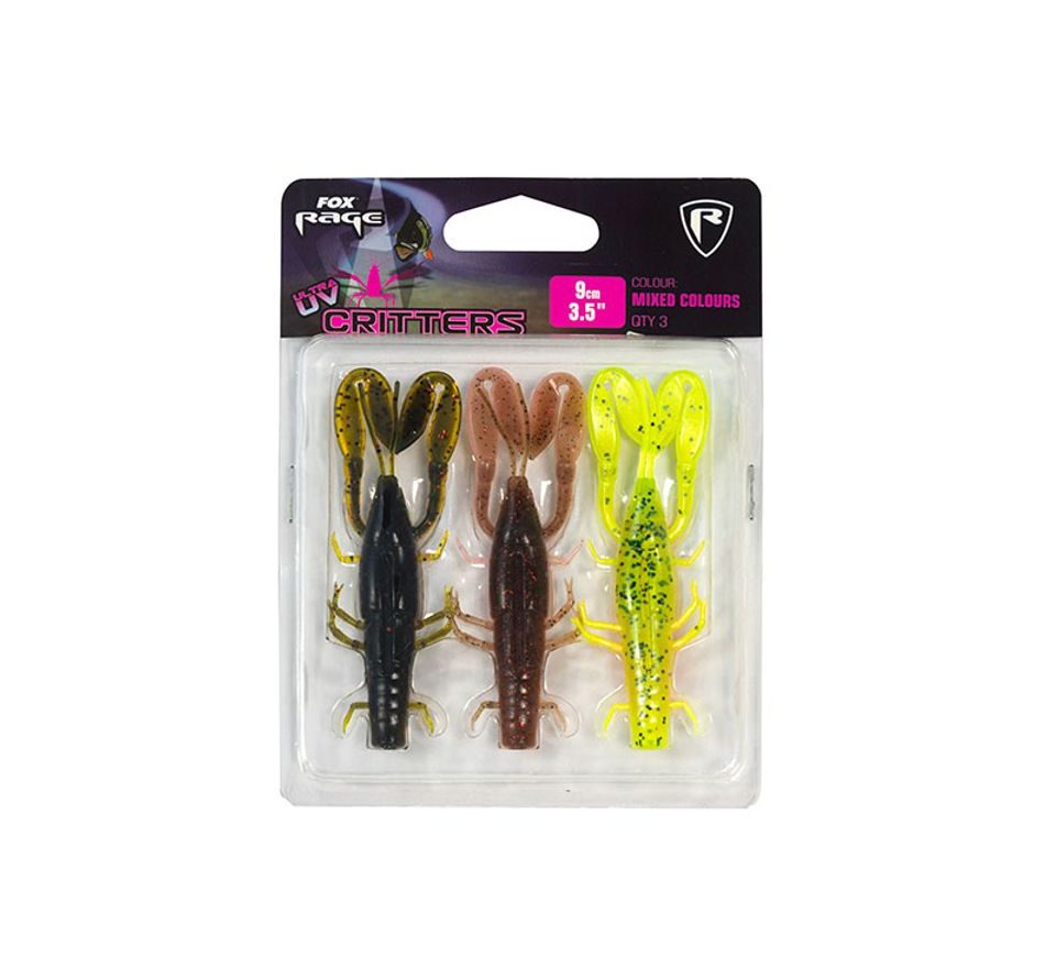 Fox Rage Gumová nástraha Critters Bulk Mixed Colours 3ks