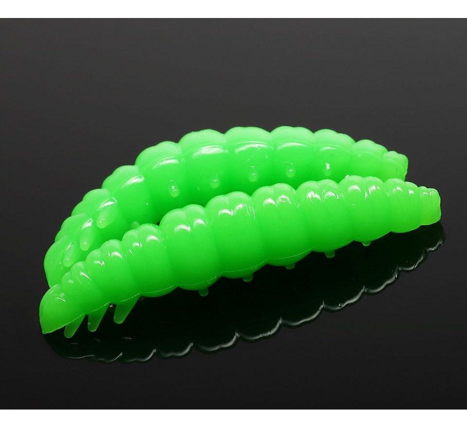 Libra Lures Larva Hot Green