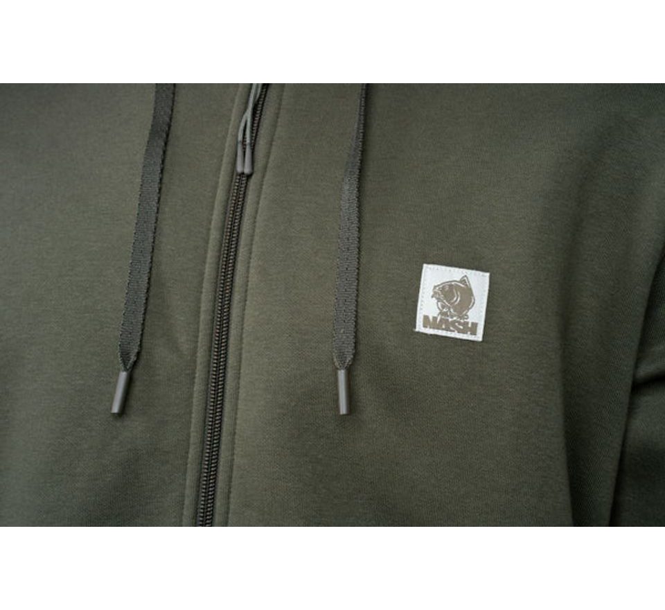 Nash Mikina Make It Happen Badge Zipped Hoody Zelená