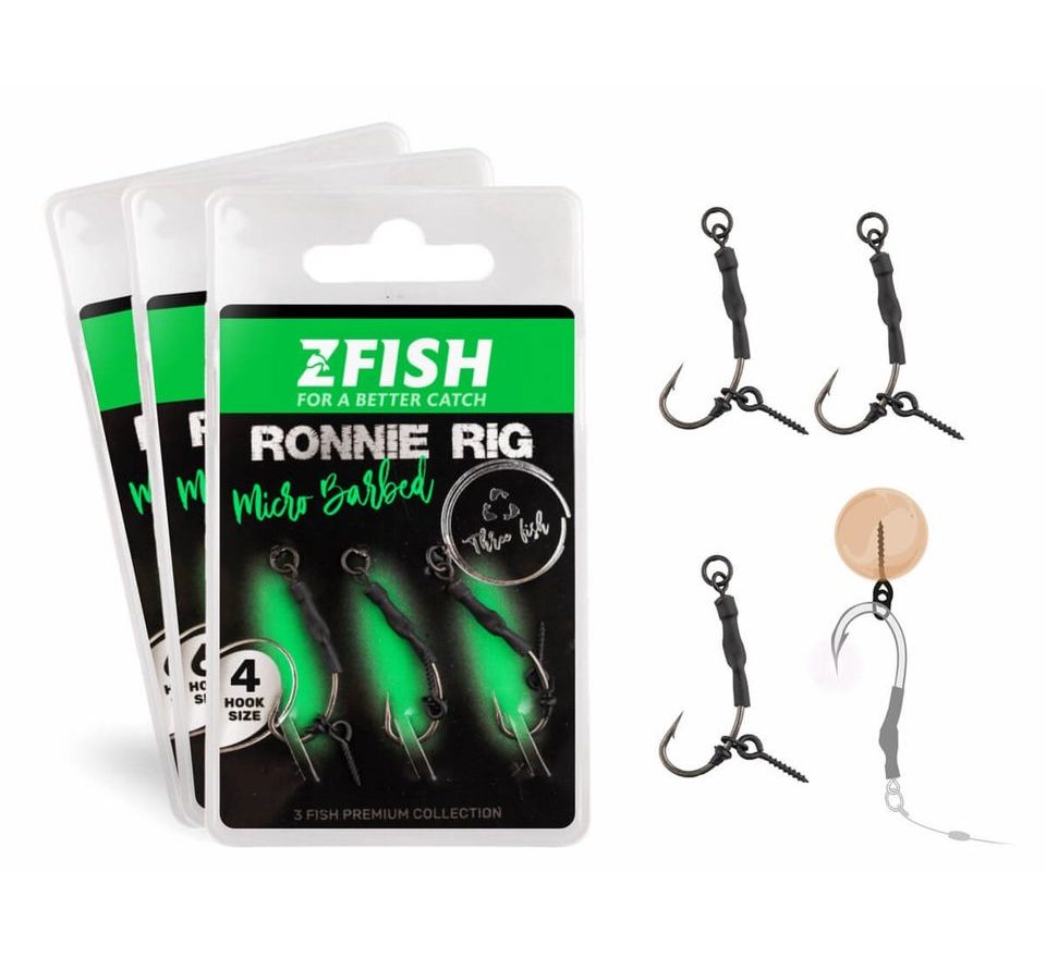 Zfish Návazec Ronnie Rig 3ks