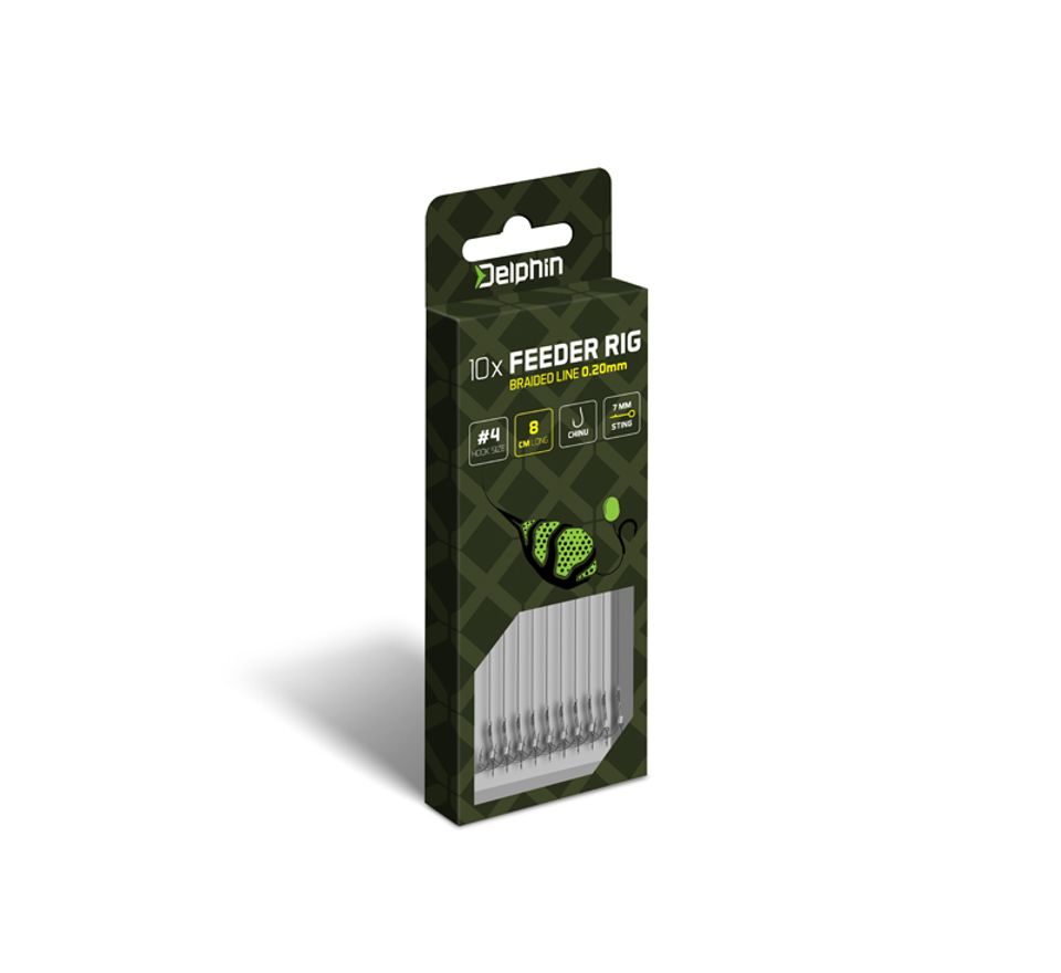 Delphin Feederový nadväzec Braided Sting - Chinu 10ks
