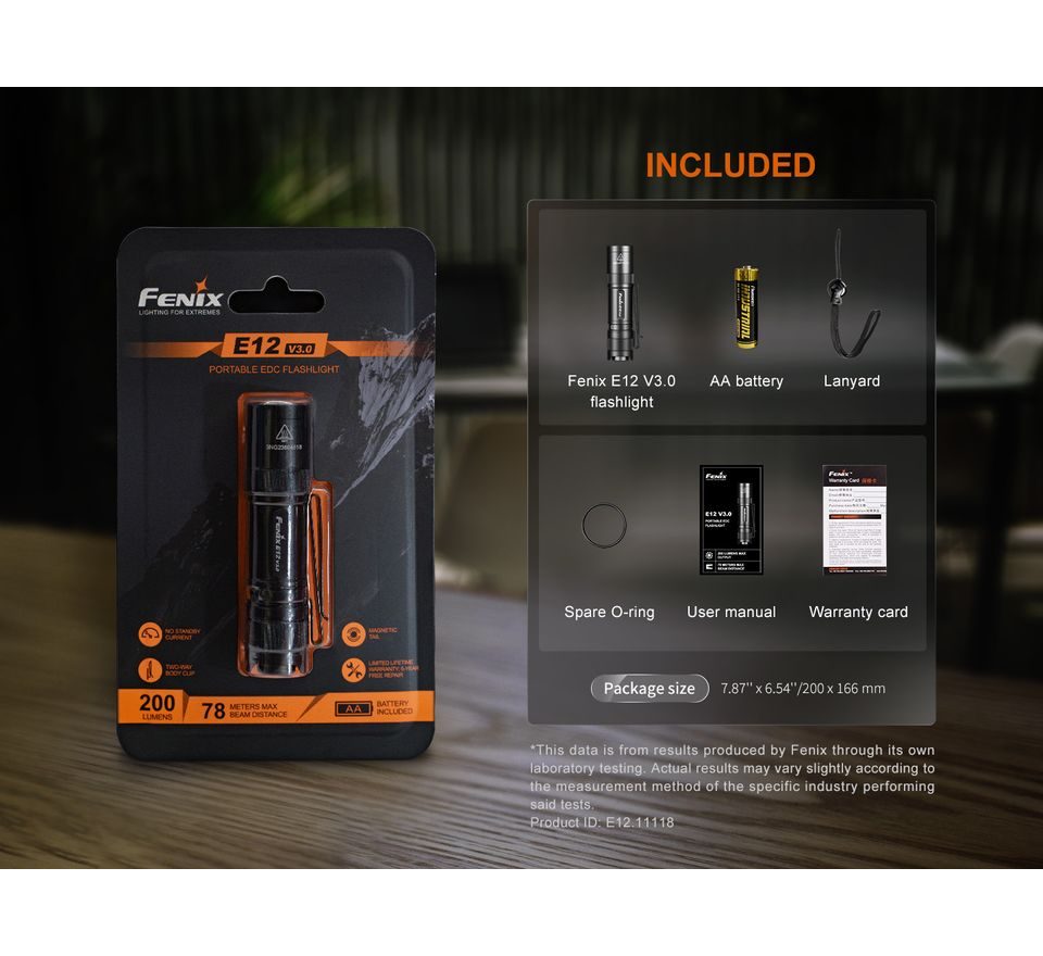 Fenix Baterka E12 V3.0