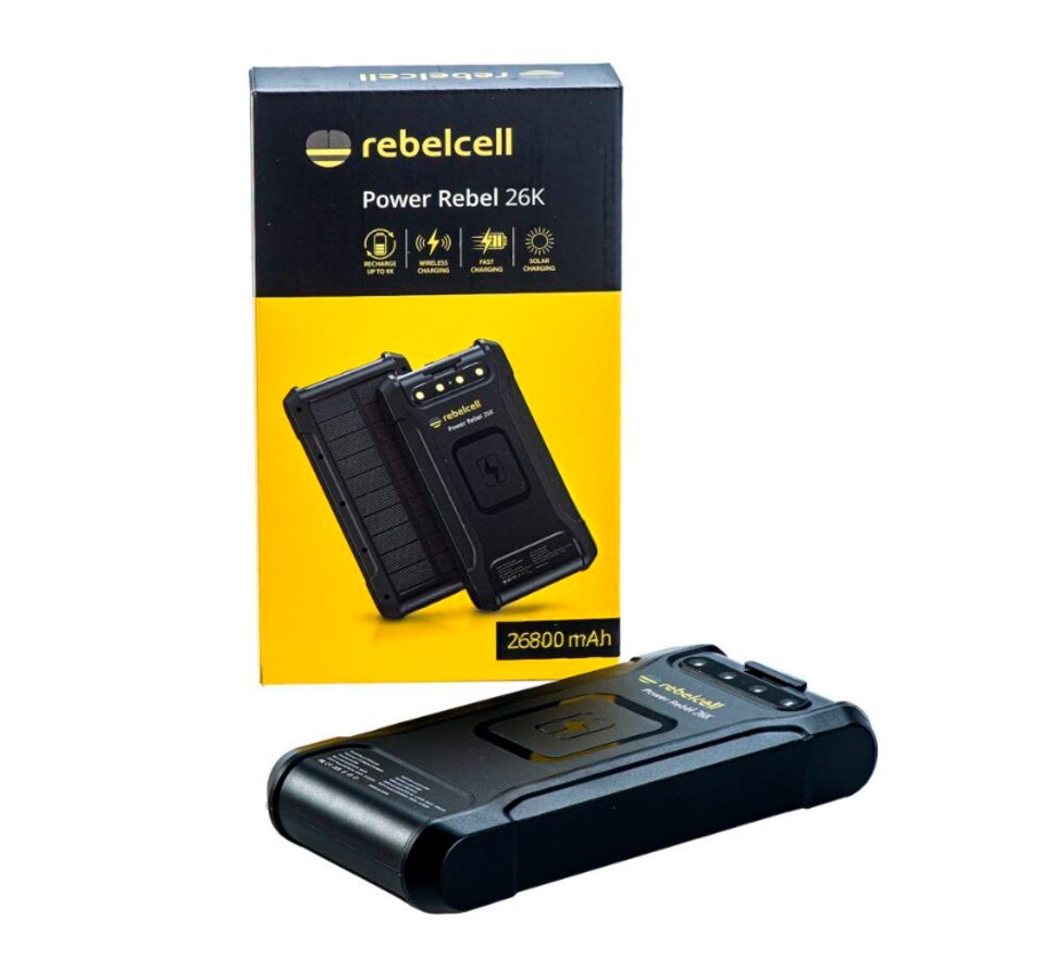 Rebelcell Solární powerbanka Power Rebel 26K