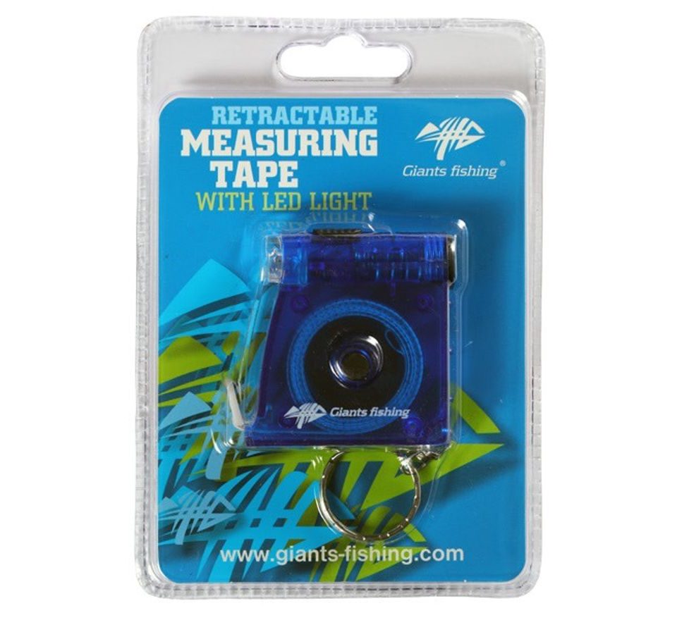 Giants fishing Meter so svetielkom Retractable Measuring Tape with Light 100cm