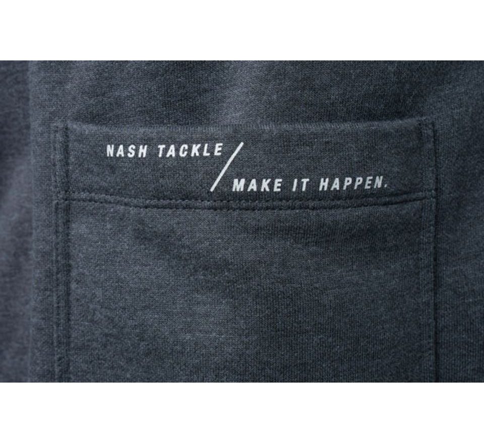 Nash Tepláky Make It Happen Badge Joggers Grey Marl