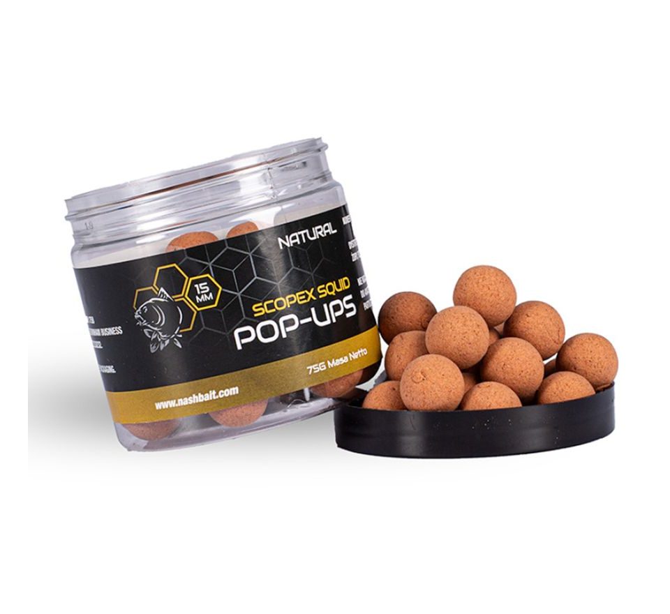 Nash Plovoucí Boilie Scopex Squid Pop Ups 75g