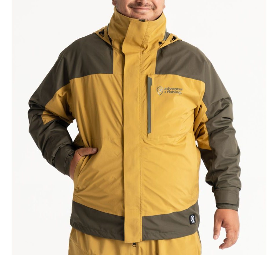 Adventer & fishing Membránová bunda Sand & Khaki