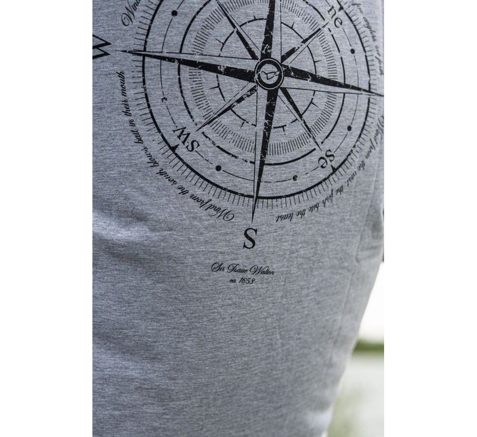 Korda Tričko Compass Heather Grey