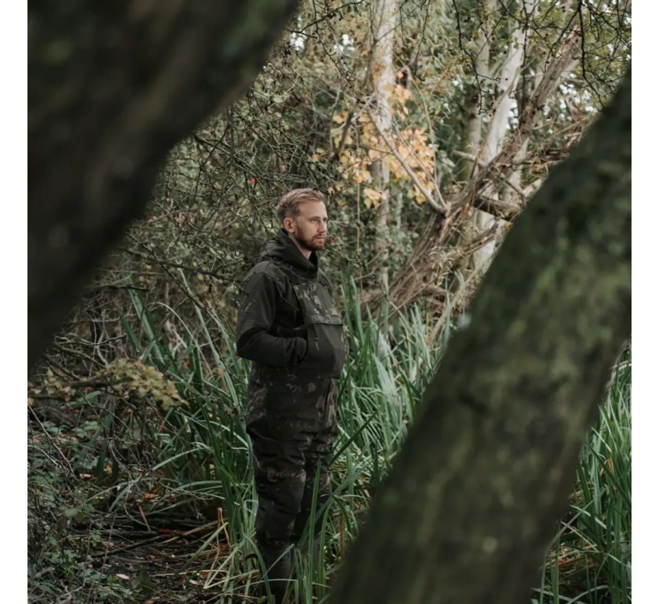 Nash Kalhoty ZT Helluva Waterproof Bib and Brace Camo