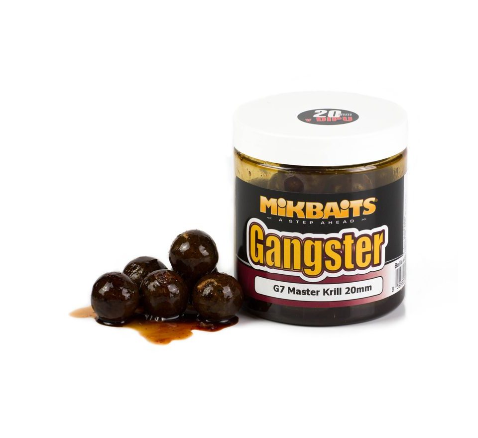 Mikbaits Boilie Gangster v dipu 250ml