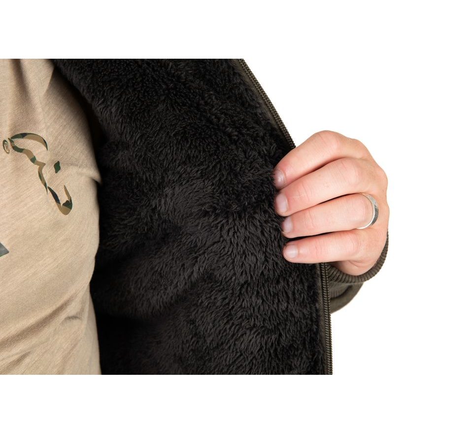 Fox Bunda Collection Sherpa Jacket Zelená & Čierna