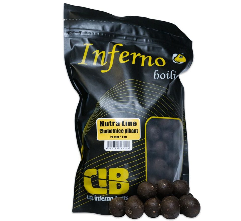 Carp Inferno Boilies Nutra Line Chobotnice Pikant