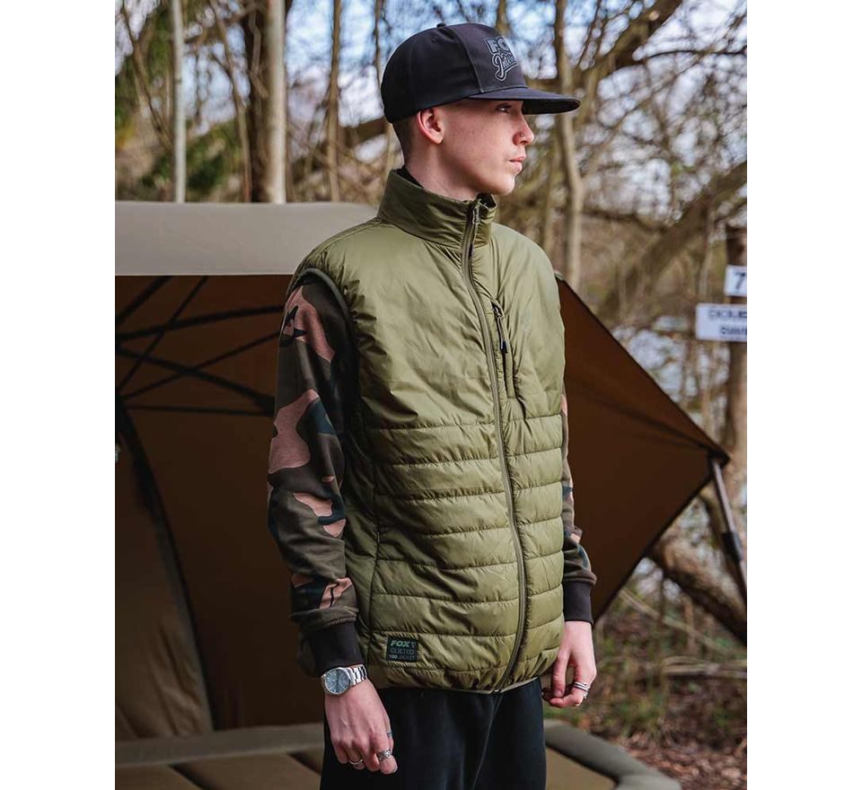 Fox Vesta Olive Quilted 100 Gilet