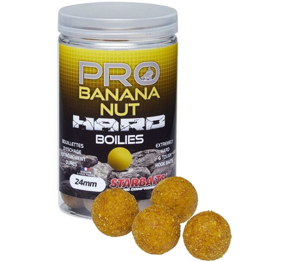 Starbaits Hard Boilies Pro Banana Nut 200g