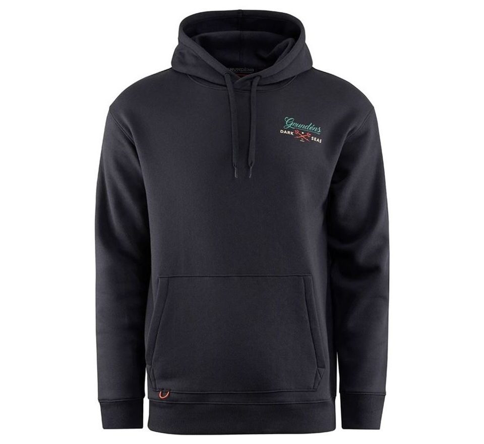 Grundéns Mikina Dark Seas X Grundens Watchman Hoodie Black