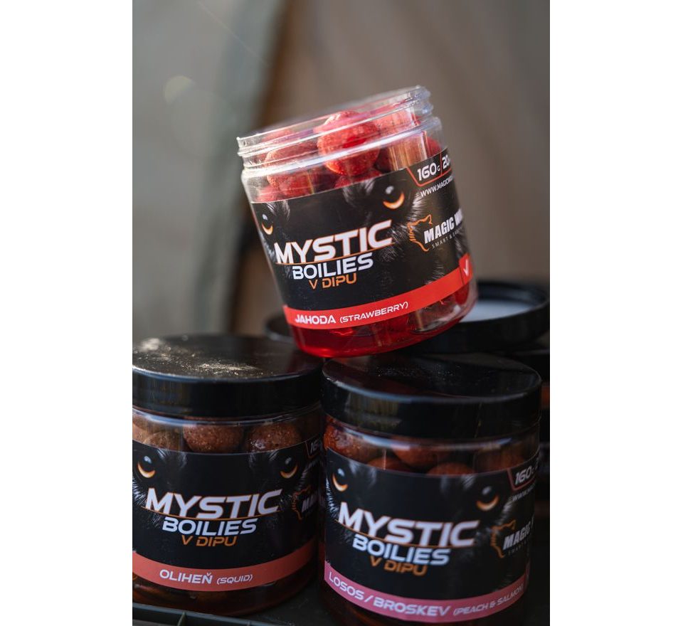 Magic Wolf Boilies v dipu Mystic 160g