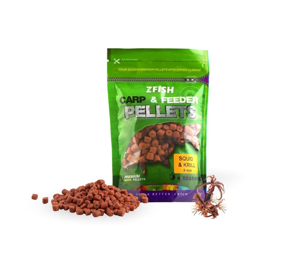 Zfish Chytací Pelety Carp & Feeder 8mm 200g