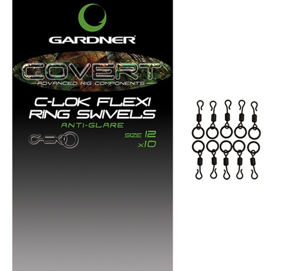 Gardner Obratlíky Gardner C-Lok Flexi-Ring Swivels vel.12 10ks