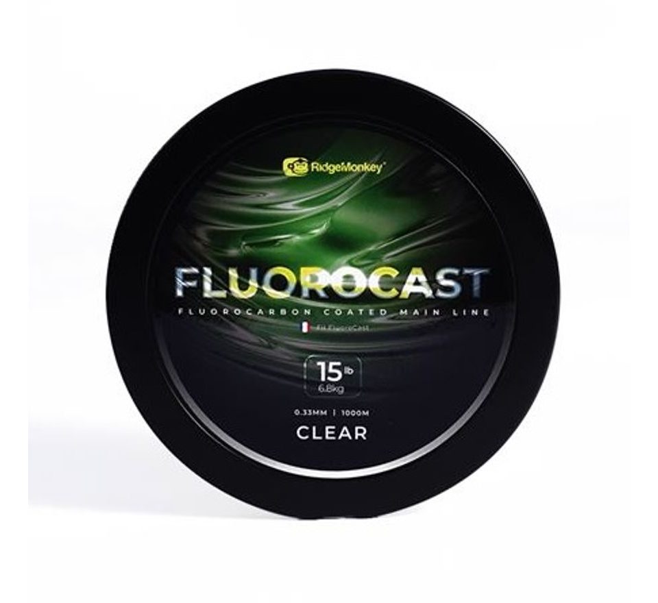 RidgeMonkey Vlasec FluoroCast Fluoro Coated Mainline 1000m