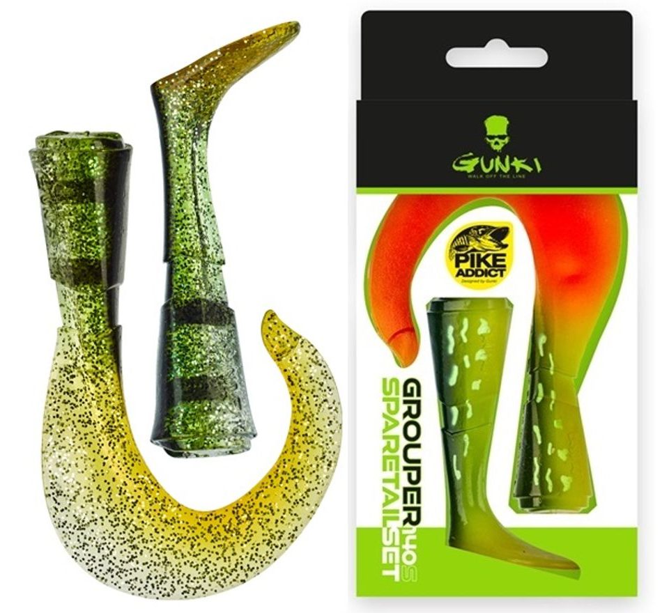 Gunki Náhradní ocásky Grouper 14cm S