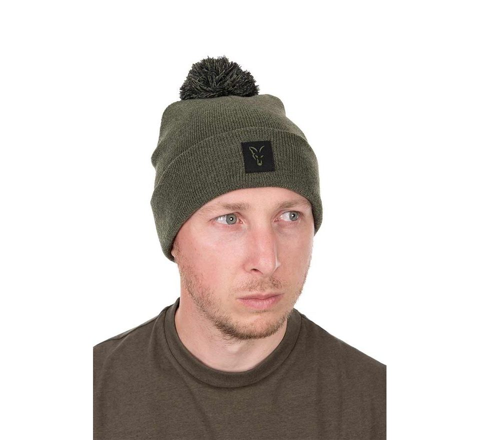 Fox Zimní čepice Collection Bobble Hat Green/Black